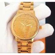 Golden-Tone Mechanical Watch