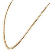 2.50ctw Round Graduated Diamond Bolo Clasp Necklace in 14K