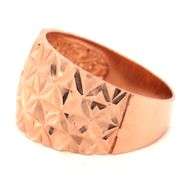 Dazzling 14K Rose Gold Modern Ring