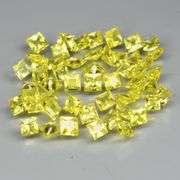 3.58ct IF to VS grade canary yellow Songean Sapphire set!!!