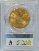 Spectacular Gem BU 1927 St. Gaudens $20 Gold Piece. PCGS MS65