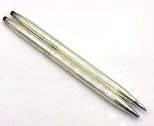 Cross set of silver pen pencil