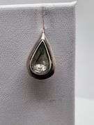 Great! Antique Russian from 1890's diamond on silver pendent.