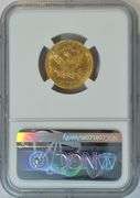 Ultra Choice BU 1881 $5 Liberty Gold Piece. NGC MS63