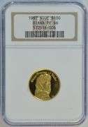 Superb Gem Cameo Proof 1997 Niue $100 Gold Piece of Diana, NGC PF66