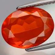 Ravishing red orange! Top color 2.34ct pure Fire Opal