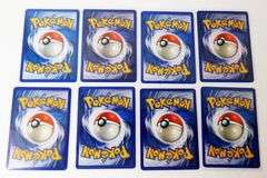 8 Pokémon 1999 1st Edition Trade Cards