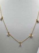 2.26 ctw F, VVS1 lab grown diamond with 18" 14k gold pendent