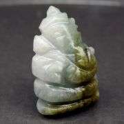 Real! 37.79ct untreated Burmese jade Ganesh!