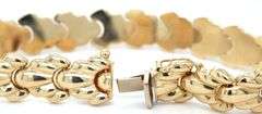 Stunning Stampatto 14K YG Bracelet