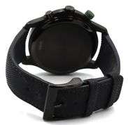 Gucci G timeless black PVD quartz chronograph watch