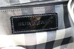 Burberry Beaton Eastmore Landscape Patent Leather Tote Handbag