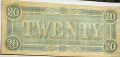 $20 CSA Note Feb 17 1864 Series