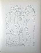 PABLO PICASSO, THREE NUDE MEN