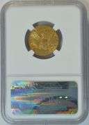 Original BU 1907 US $5 Liberty Gold Piece. NGC MS61