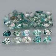 Heated only! 6.10ct blue green Sapphire set!