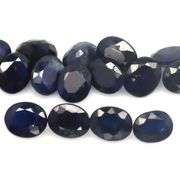 Rich! 7.18ct cobalt blue Sapphire set from Madagascar!