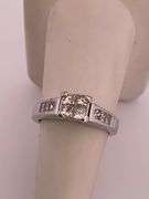 CERTIFIED BRAND NEW 14K WHITE GOLD RING
