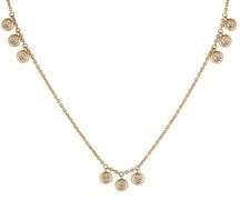 New 1.03ctw Round Diamond Bezel Set Triple Drop Station Necklace in 14K