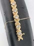 CERTIFIED BRAND NEW 14K YELLOW GOLD DIAMOND BRACELET