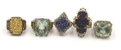 925 Sterling Silver Rings Lot