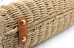 Natural summer beach tote bag