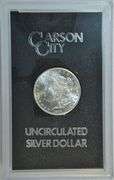 Choice BU 1884-CC Morgan Silver Dollar. Original GSA pack with outer box & cert