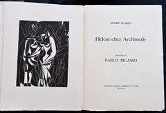 Investment! Original Picasso woodcuts collection, Paris 1955. Portfolio with with 22 woodcuts