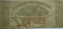 $50 April 6 1864 Series State of Georgia Unc Note