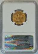 Fully struck BU 1895 US $5 Liberty Gold Piece. NGC MS61