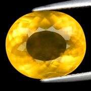 Huge! 6.15ct untreated faceted golden Opal!