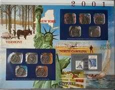 US Uncirculated Coin Mint Sets Collection. Postal Conn Society