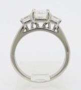 Platinum Martin Flyer Three Stone 2.21CTW Diamond Ring