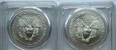 2017 W & 2018 Uncirculated Silver Eagles