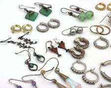Group lot of Vintage 925 sterling silver earrings