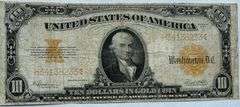 $10 1922 Series Gold Certificate