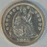 Super lustrous virtual Mint State 1845 Liberty Seated Dime