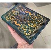 Foldable Book Lamp with Embossed Book Cover