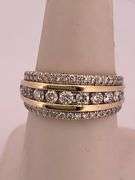 CERTIFIED 14K YELLOW GOLD DIAMOND BAND