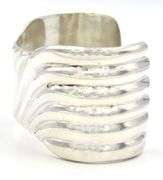 925 Sterling silver wide cuff bangle