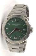 Baume & Mercier Riveria quartz green dial watch