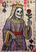The Queen’s Gambit” original painting by Chad Fandel is a striking pop art piece that redefines rega