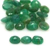 Rich emerald green 8.04ct 24pc Emerald set