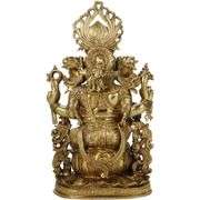 Large Brass Ganesh Giver of Blessings