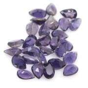 Gorgeous 9.61ct high luster blue violet Iolite set