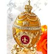 Regal Princeton Faberge with 24K Gold & Austrian Crystal Bracelet