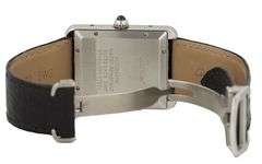 Cartier Tank Solo XL 3800, 31 X 41mm, Leather Band, Stainless Steel Men’s Watch
