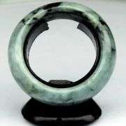 Wow! 22.48cts of black and blue green Burmese Jade!