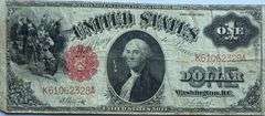 $1 Series of 1917 Columbus Landing US Note