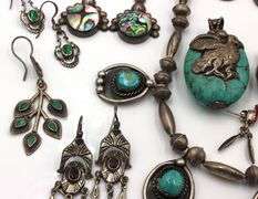 Vintage 925 sterling silver group lot of mixed jewelry